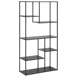 Estante GOTA preta em metal 180cm