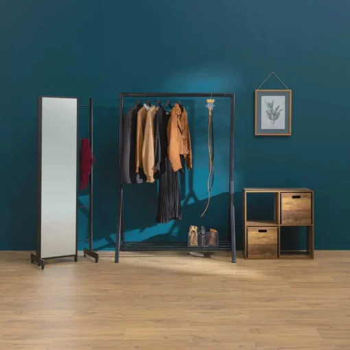 Estante indus castanho escuro para 4 cubos MIXMODUL
