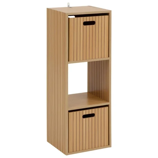 Estante MIX TASSO com 3 divisões castanha em mdf