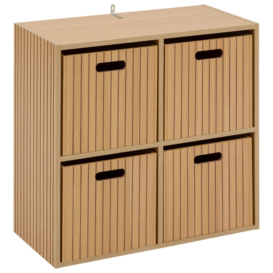 Estante MIX TASSO com 4 módulos castanha em mdf