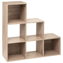 Estante MIXMODUL natural com 6 módulos