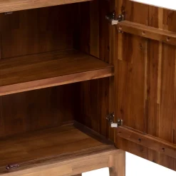 Estante SABOR castanho em mdf com 2 portas 190cm