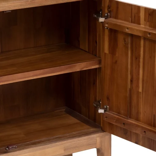Estante SABOR castanho em mdf com 2 portas 190cm