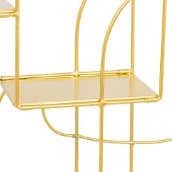 Estante TINA dourado em metal