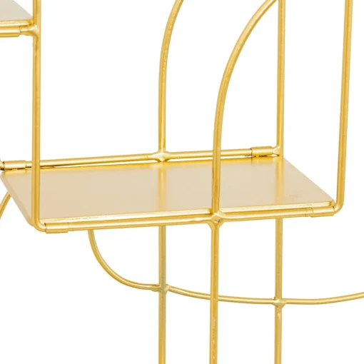 Estante TINA dourado em metal