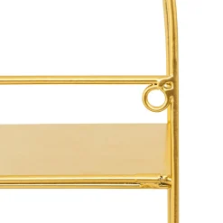 Estante TINA dourado em metal