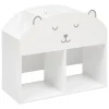 Estante urso branco em mdf