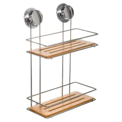 Estante wc 2 níveis com ventosas