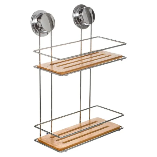 Estante wc 2 níveis com ventosas