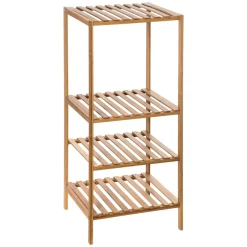 Estante wc natural em bambu 77,5cm