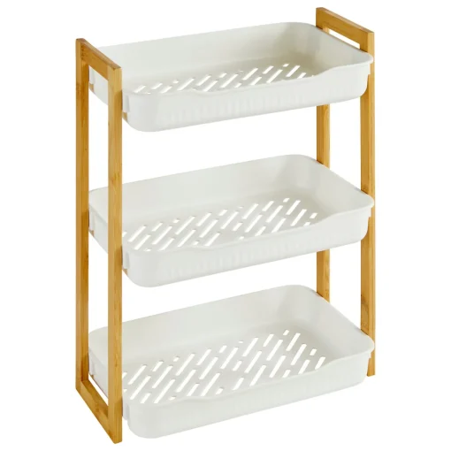 Estante wc NATURÉO com 3 níveis em bambu