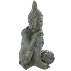 Estatueta buda cinza