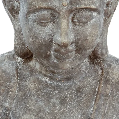 Estatueta buda em cimento