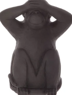 Estatueta macaco sábio cego