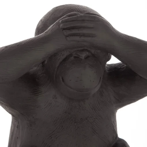 Estatueta macaco sábio cego
