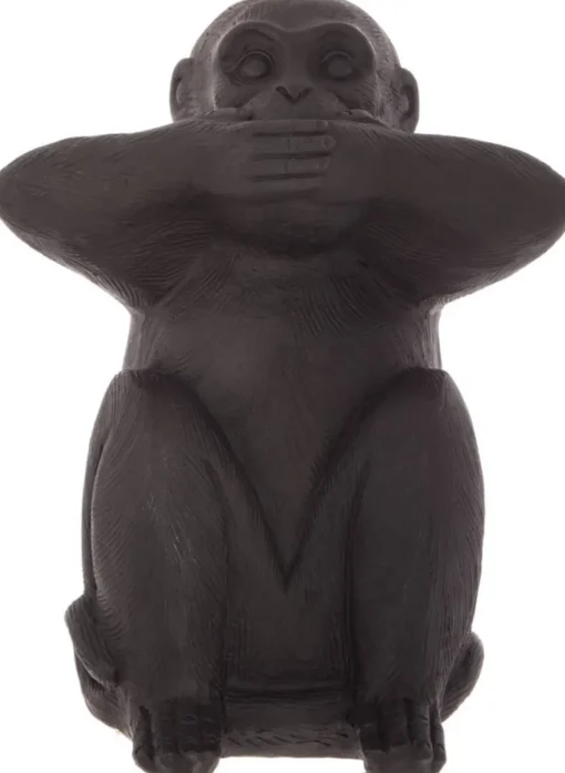 Estatueta macaco sábio mudo