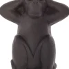 Estatueta macaco sábio surdo