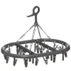 Estendal oval cinza p/suspensão com 24 molas