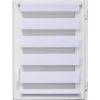 Estore em tecido noite/dia branco 87x180cm