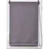 Estore em tecido opaco cinza 87x180cm