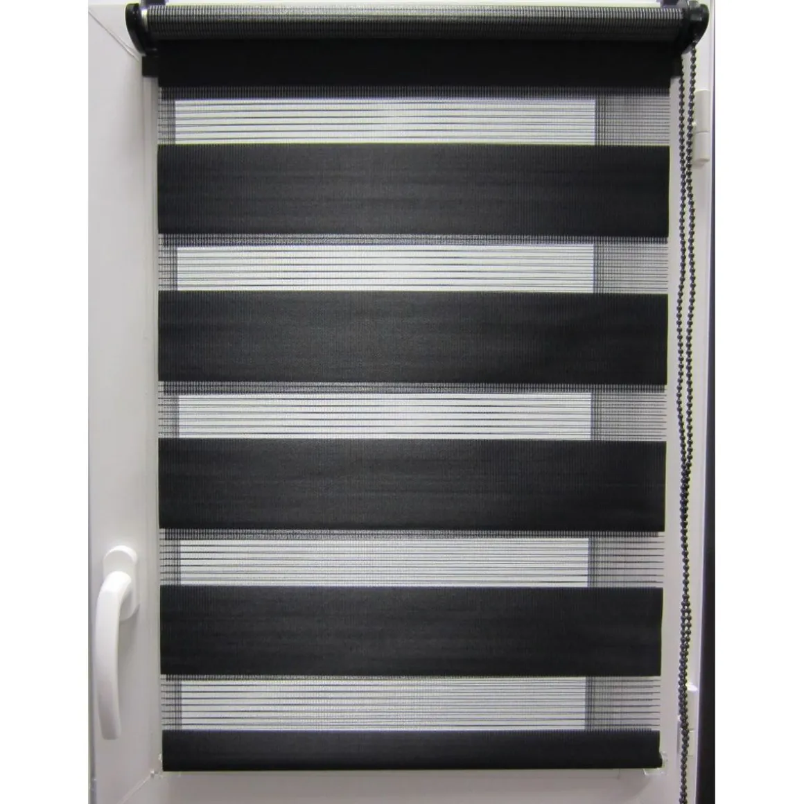 Estore noite/dia preto 147x180cm