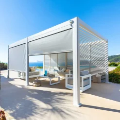 Estore para pérgola ÉVORA branco 3,6x6m