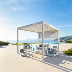 Estore para pérgola ÉVORA branco 3,6x3,6m