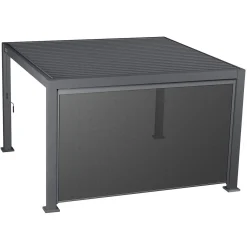 Estore para pérgola ÉVORA cinza graphite 3,6x3,6m