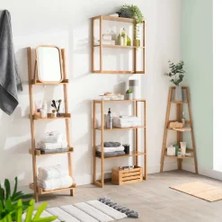 Estrado wc em bambu 40x60cm