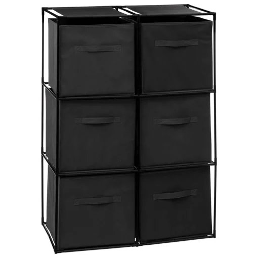 Estrutura MIX MODUL cinza escuro com 6 caixas