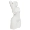 Estátua branca figura de mulher 27cm