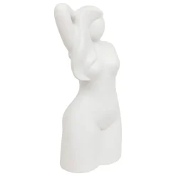 Estátua branca figura de mulher 27cm