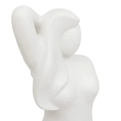 Estátua branca figura de mulher 27cm