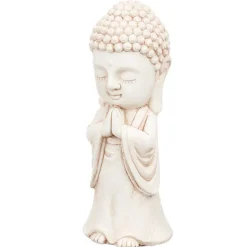 Estátua buda branco 48cm