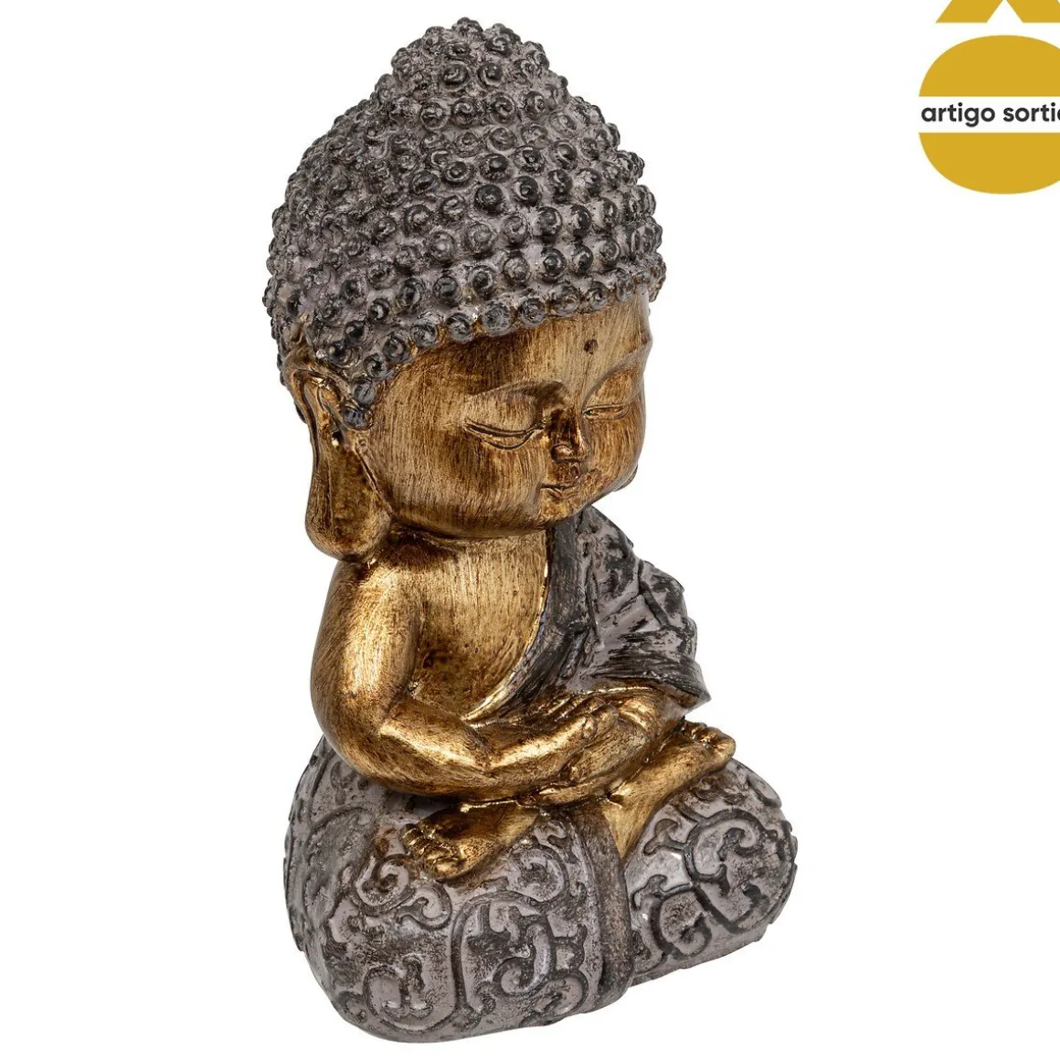 Estátua buda dourada lee