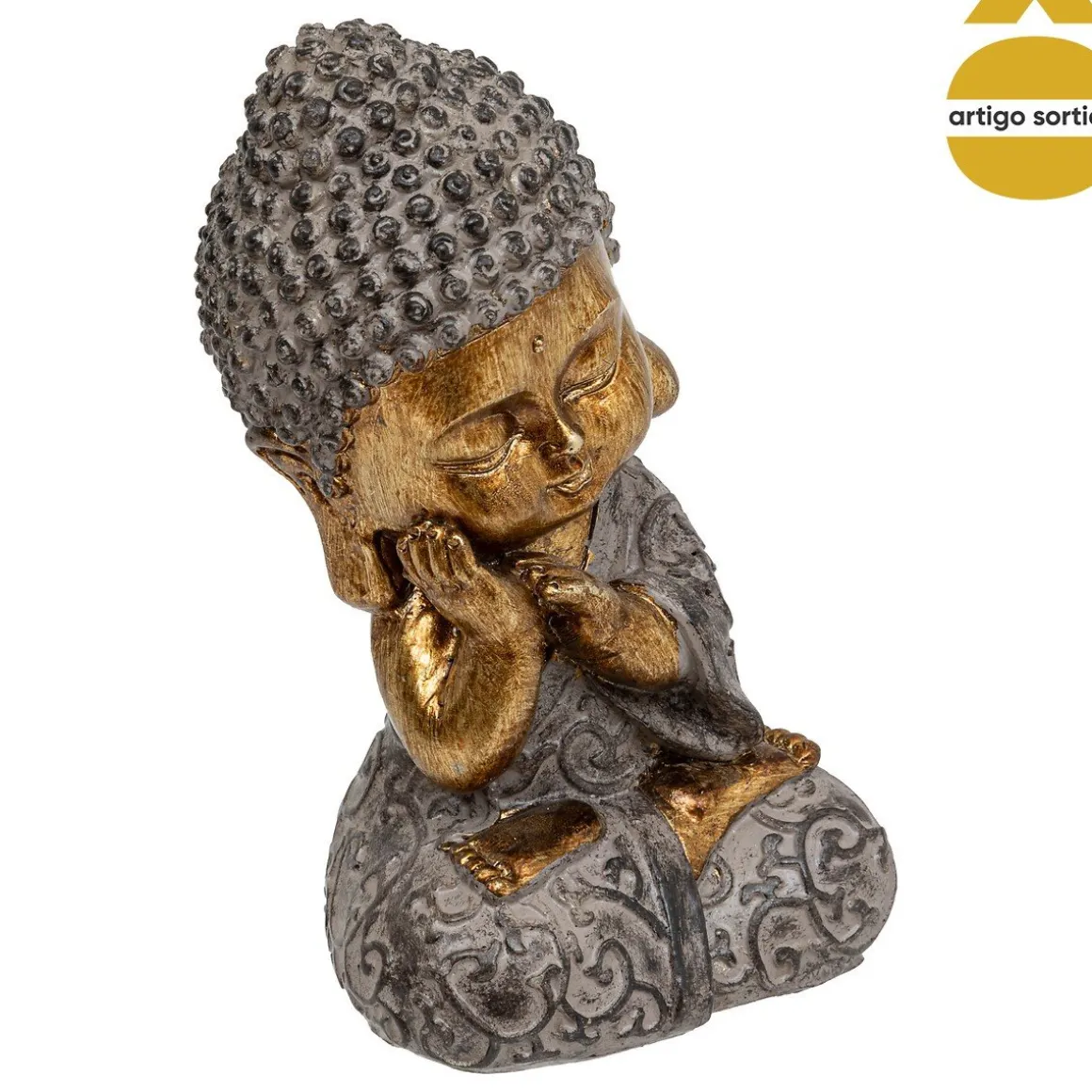 Estátua buda dourada lee