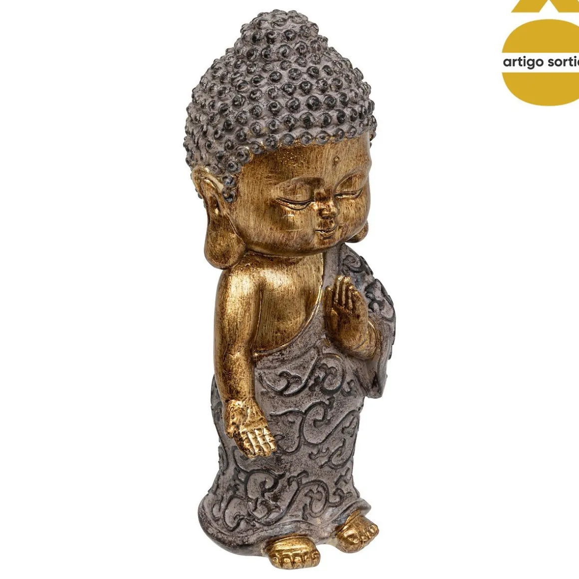 Estátua buda dourada lee