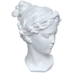 Estátua cabeça de mulher vénus