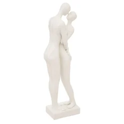 Estátua casal em resina branca DOLCE RIVIERA