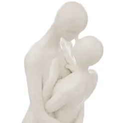 Estátua casal em resina branca DOLCE RIVIERA