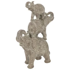 Estátua de elefante castanha ABOU