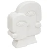 Estátua decorativa com forma de caras SOLEYA
