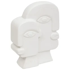 Estátua decorativa com forma de caras SOLEYA