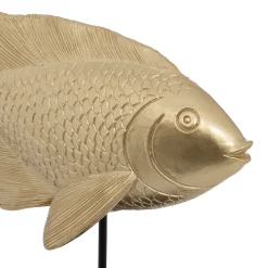 Estátua formato de peixe OCÉANE em resina 25cm