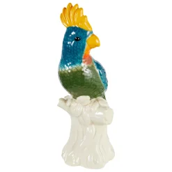 Estátua formato de pássaro YUCATAN em cerâmica 25cm