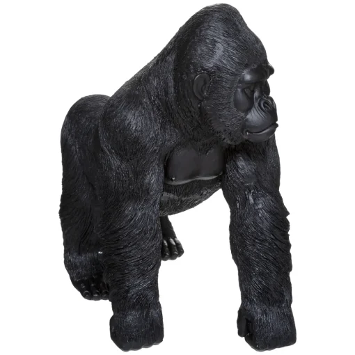 Estátua gorila preto 35cm