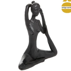 Estátua LINA preta figura mulher