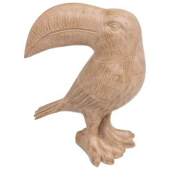 Estátua PAN tucano bege 30cm
