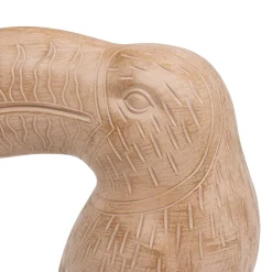 Estátua PAN tucano bege 30cm