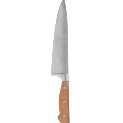 Faca CHEF com cabo de madeira